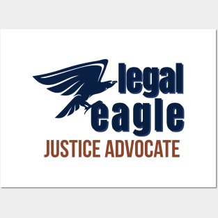 LEGAL EAGLE JUSTICE ADVOCATE Posters and Art